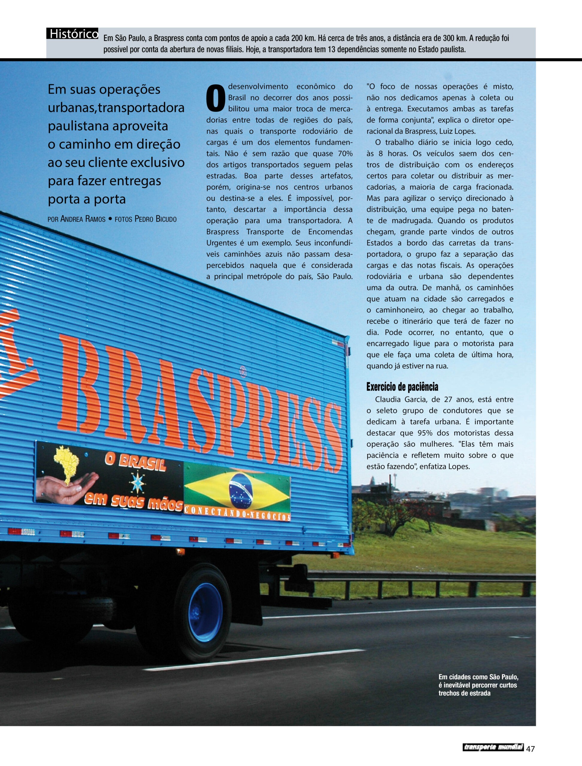 Braspress amplia cobertura nacional com novas filias no Mato