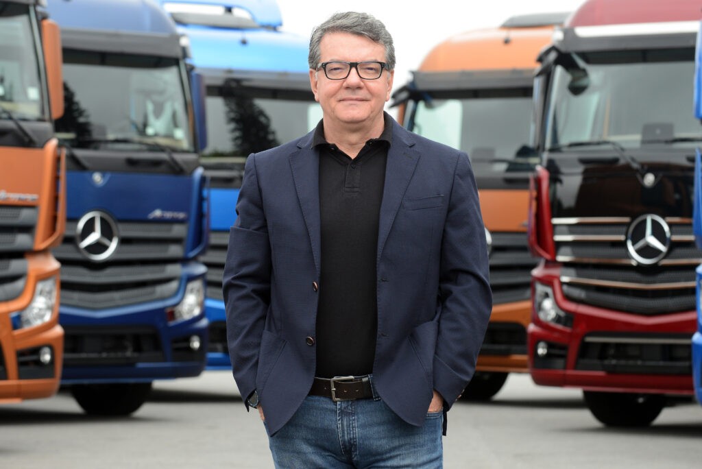 Roberto Leoncini, vice-presidente de vendas e marketing caminhões e ônibus da Mercedes-Benz do Brasil