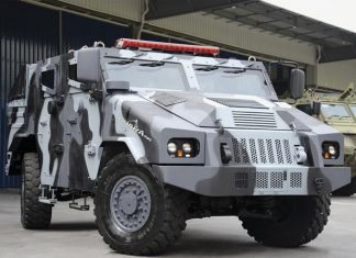 Avibrás lança versão policial do blindado Guará