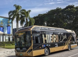 Curitiba estréia ônibus elétrico-híbrido da Volvo