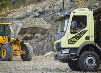VM de 32 t é aposta off-road da Volvo na construção