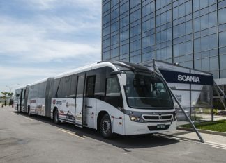 BRT Scania leva até 270 passageiros