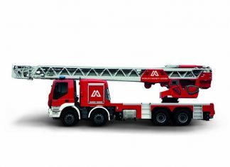 Magirus apresenta a maior escada de resgate do mundo