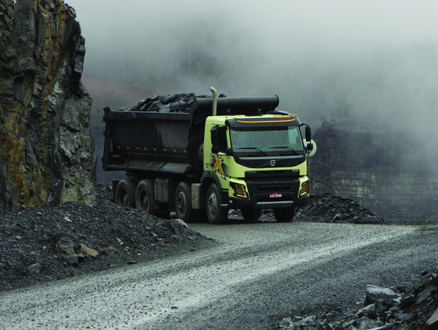 Volvo FMX - um caminhão de construção robusta