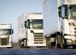 Comboio Scania: tecnologia futura ainda não vendida
