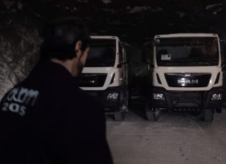 Vida de caminhão: MAN em mina de sal