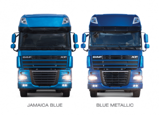DAF apresenta novas cores para as linhas XF105 e CF85