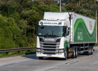 Scania contabiliza sucesso com caminhão a gás no Brasil TransMaroni