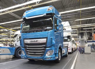 Fábrica da DAF na Holanda