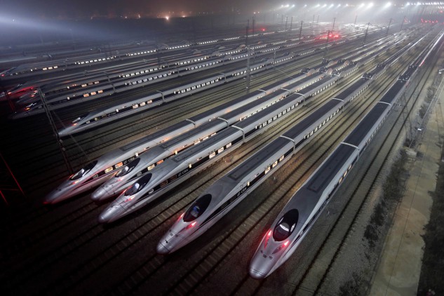 Trem de alta velocidade na China