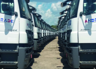 Andrade Transportes é reconhecida como melhor operador logístico pela Raízen Mercedes-Benz Axor 3344
