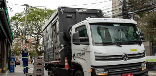 VW e-Delivery em entrega de bebidas para a Ambev