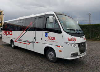 Liderança em biossegurança tem reconhecimento para a Marcopolo Viação Iapó é mais uma empresa de fretamento que reforou a frota com 12 micro-ônibus Volare Fly 9 Executivo