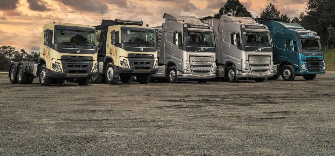 Volvo apresenta mais recente geração dos caminhões FH, FM e FMX