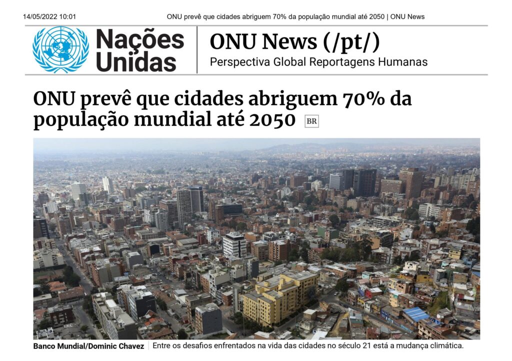 foto ONU preve que cidades abriguem 70 da populacao mundial ate 2050 ONU News