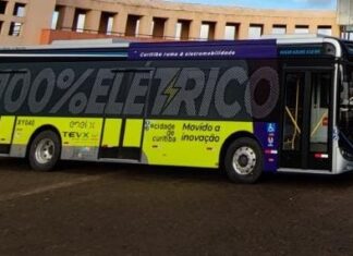 Notas#70: ônibus elétrico Higer Azure A12Br passa por teste em Curitiba (PR)