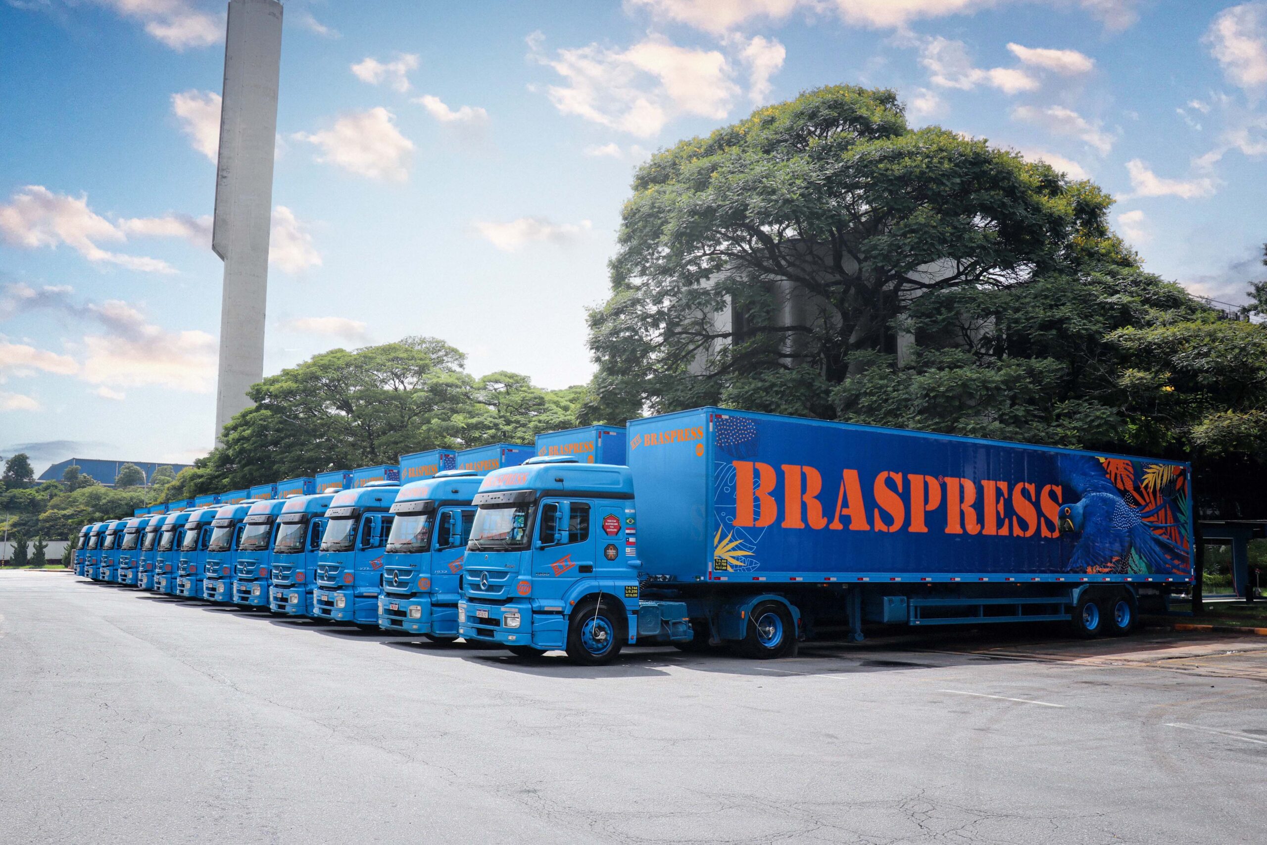 Braspress investe na ampliação da frota e adquire 235 novos