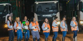 elas no volante