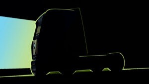 Mercedes-Benz revela teaser do caminhão elétrico eActros
