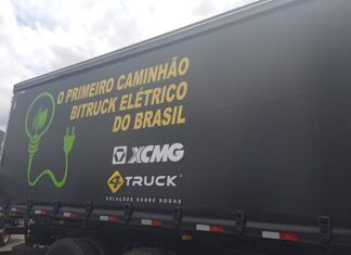 4Truck e XCMG testam o primeiro caminhão bitruck elétrico do Brasil 4Truck e XCMG implementam o primeiro caminhão bitruck no Brasil