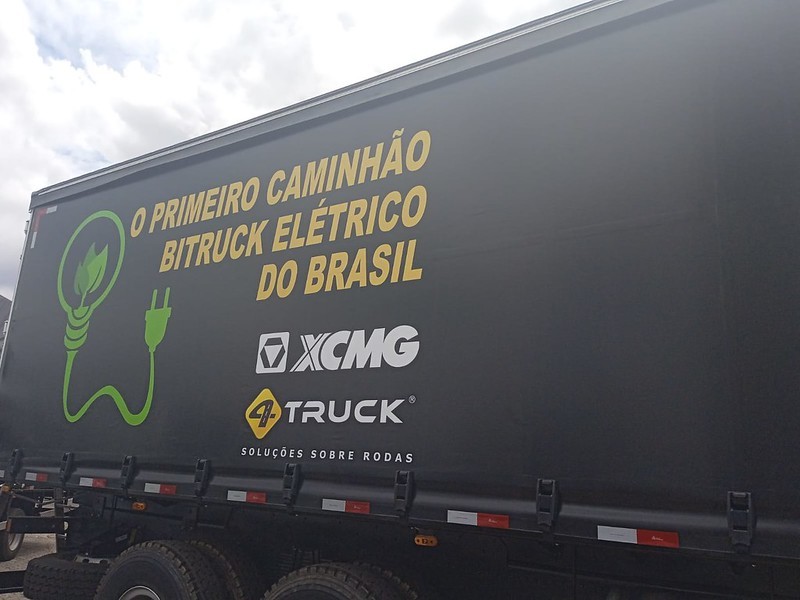 4Truck e XCMG testam o primeiro caminhão bitruck do Brasil