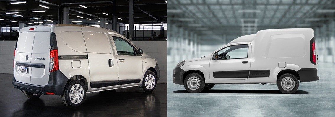 Comparativo furgões compactos: Renault Kangoo x Fiat Fiorino