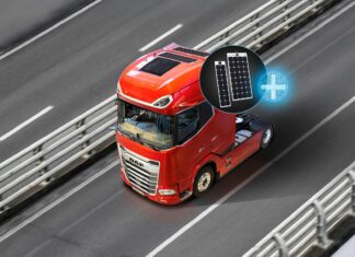 DAF Trucks começa a oferecer caminhões com painéis solares