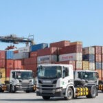 Tecon Santos vai operar com caminhões Scania a gás
