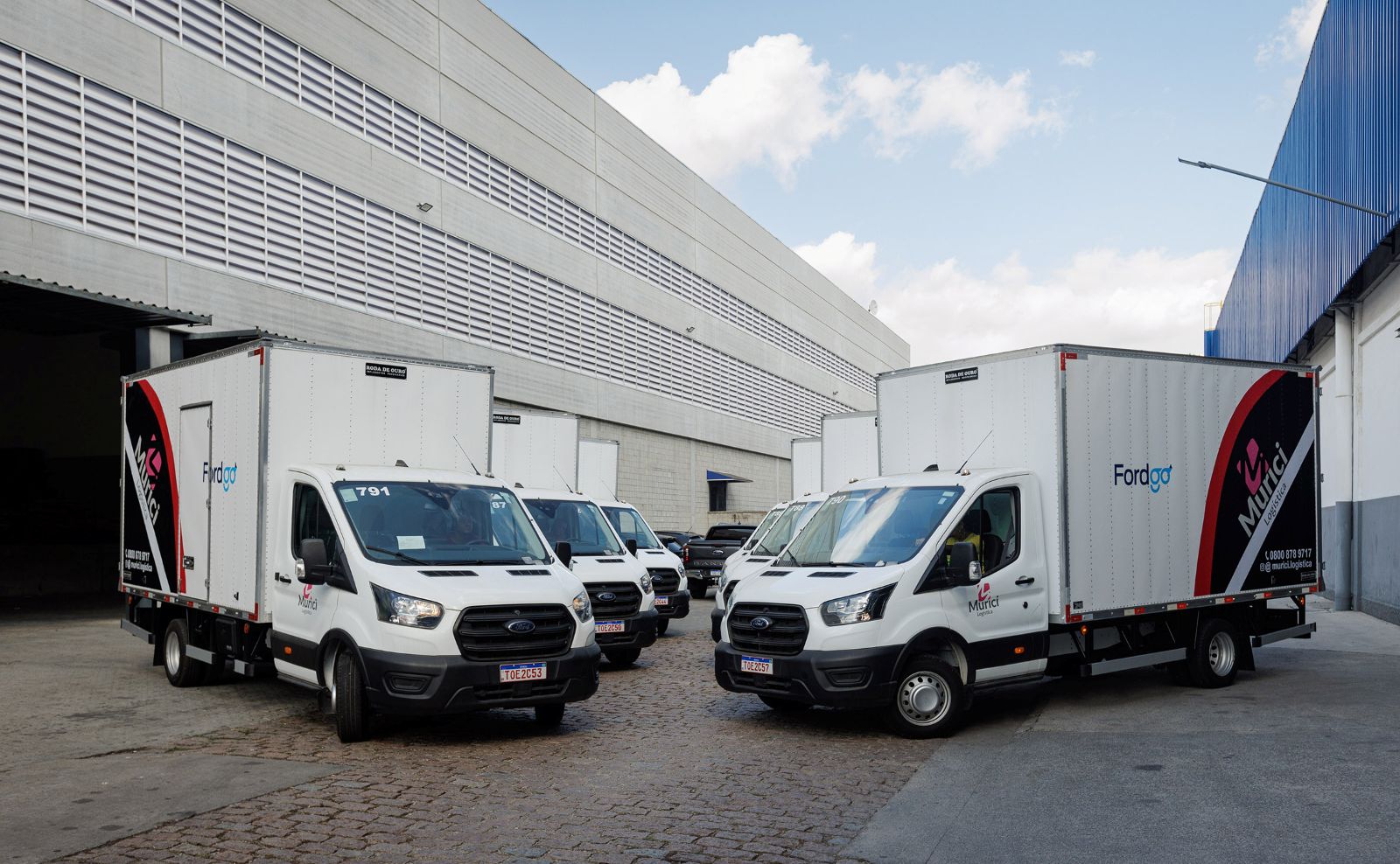 Murici Logística amplia frota e fecha contrato de 51 Ford Transit por assinatura