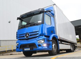 Mercedes-Benz eActros 400 roda mais de 400 km sem recarga Mercedes-Benz eActros 400 roda mais de 400 km sem recarga