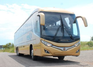 Marcopolo apresenta novo ônibus Audace 1050 no continente africano