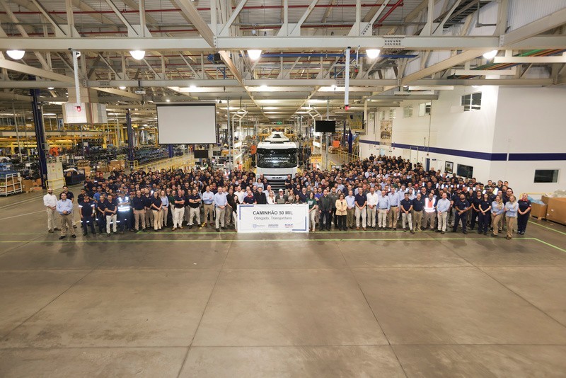 DAF Caminhões celebra 50 mil unidades