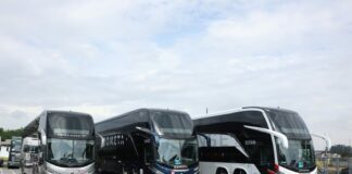 A JCA incorporou 482 ônibus com chassi Scania e carrocerias Marcopolo