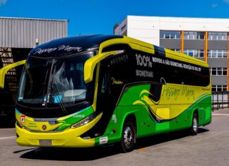 Marcopolo entrega primeiro ônibus Paradiso G8 a biometano