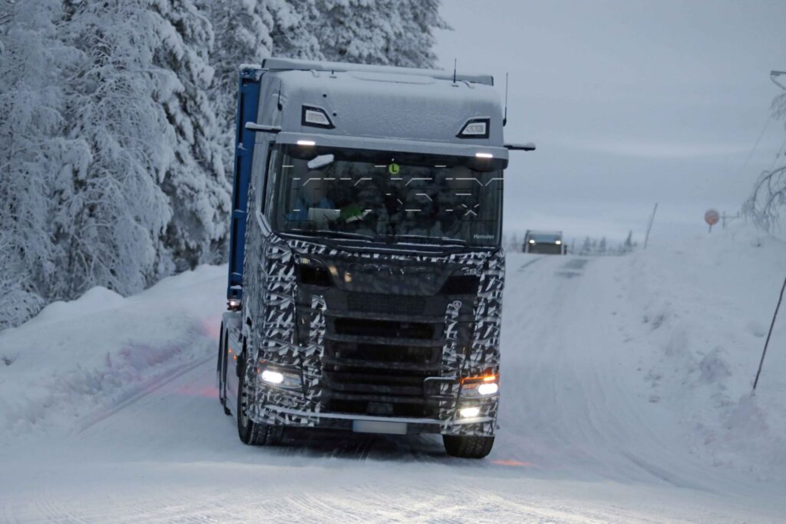 Flagra: Scania surge em testes com câmeras no lugar dos retrovisores