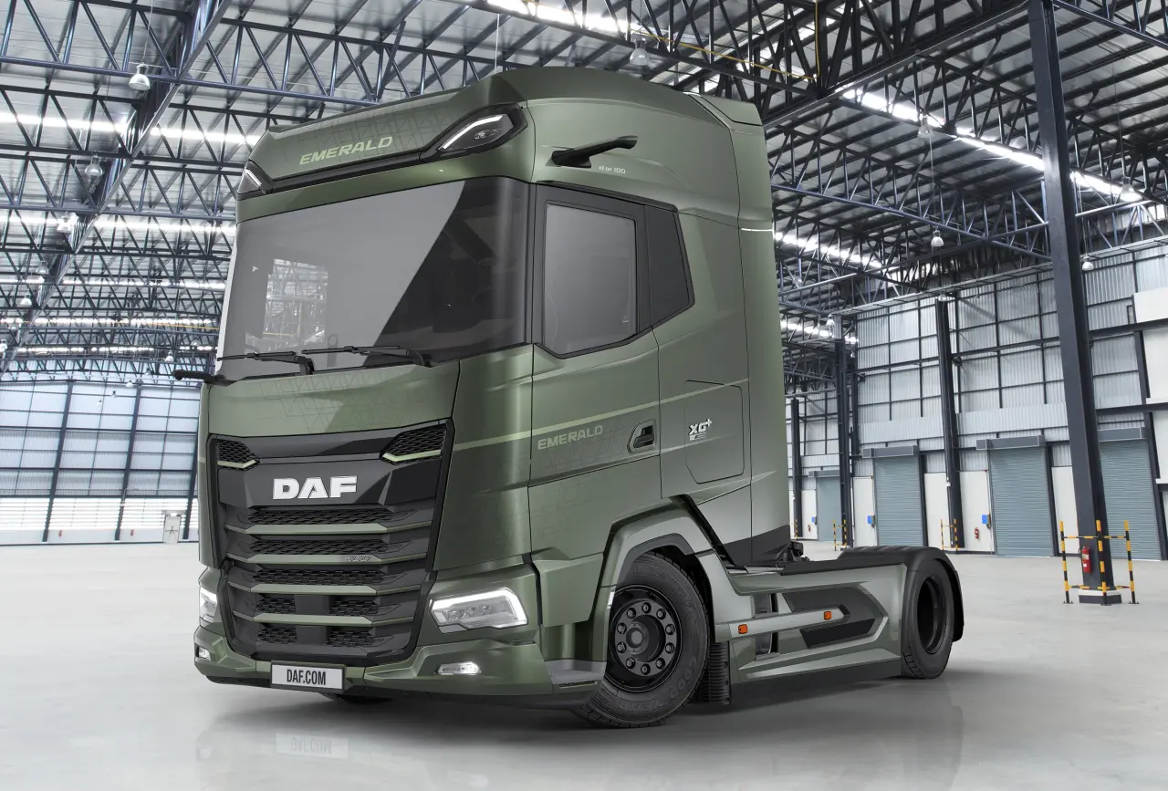 DAF lança edição limitada XG+ “Emerald Edition” com visual militar