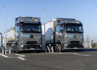 Mercedes-Benz testa eActros com recarga em megawatts Mercedes-Benz testa caminhão elétrico com recarga em megawatts na Europa