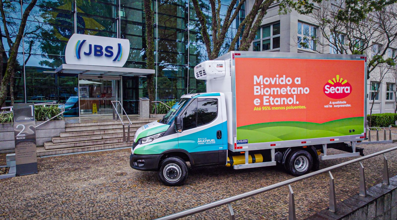 Seara vai rodar com Iveco Daily que aceita, etanol, GNV e biometano