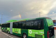 Veja o que entrega o Scania K340, primeiro ônibus articulado a gás vendido no Brasil Scania K 340 com carroceria Marcopolo estreia motor a gás no transporte público