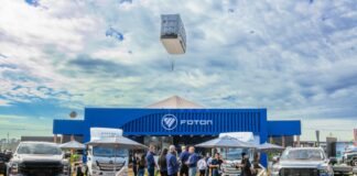 Foton exibe caminhão elétrico futurista e reforça ofensiva na Agrishow 2026
