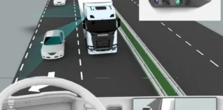 Scania avança em câmeras de segurança, mas ainda mantém retrovisores tradicionais