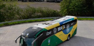 Seleção Brasileira terá ônibus VIP da Volkswagen na preparação para a Copa do Mundo