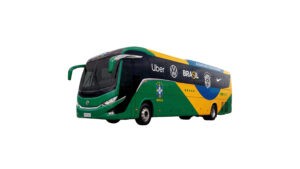 Seleção Brasileira terá ônibus VIP da Volkswagen na preparação para a Copa do Mundo