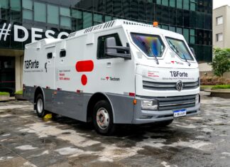 TBForte compra 82 VW e estreia e-Delivery no transporte de valores TBForte compra 82 caminhões VW e estreia e-Delivery em transporte de valores