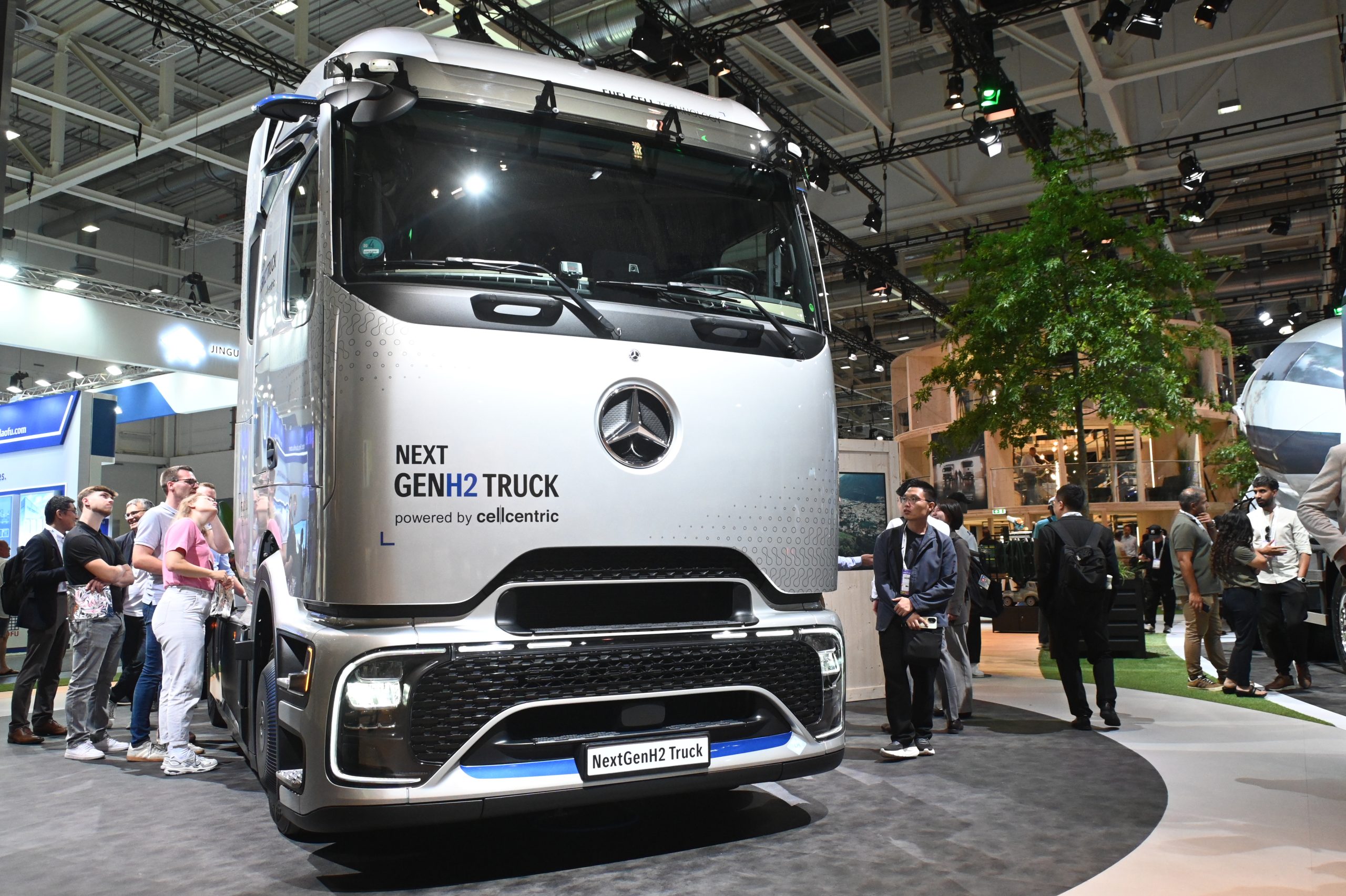O Actros NextGenH2, movido a hidrogênio