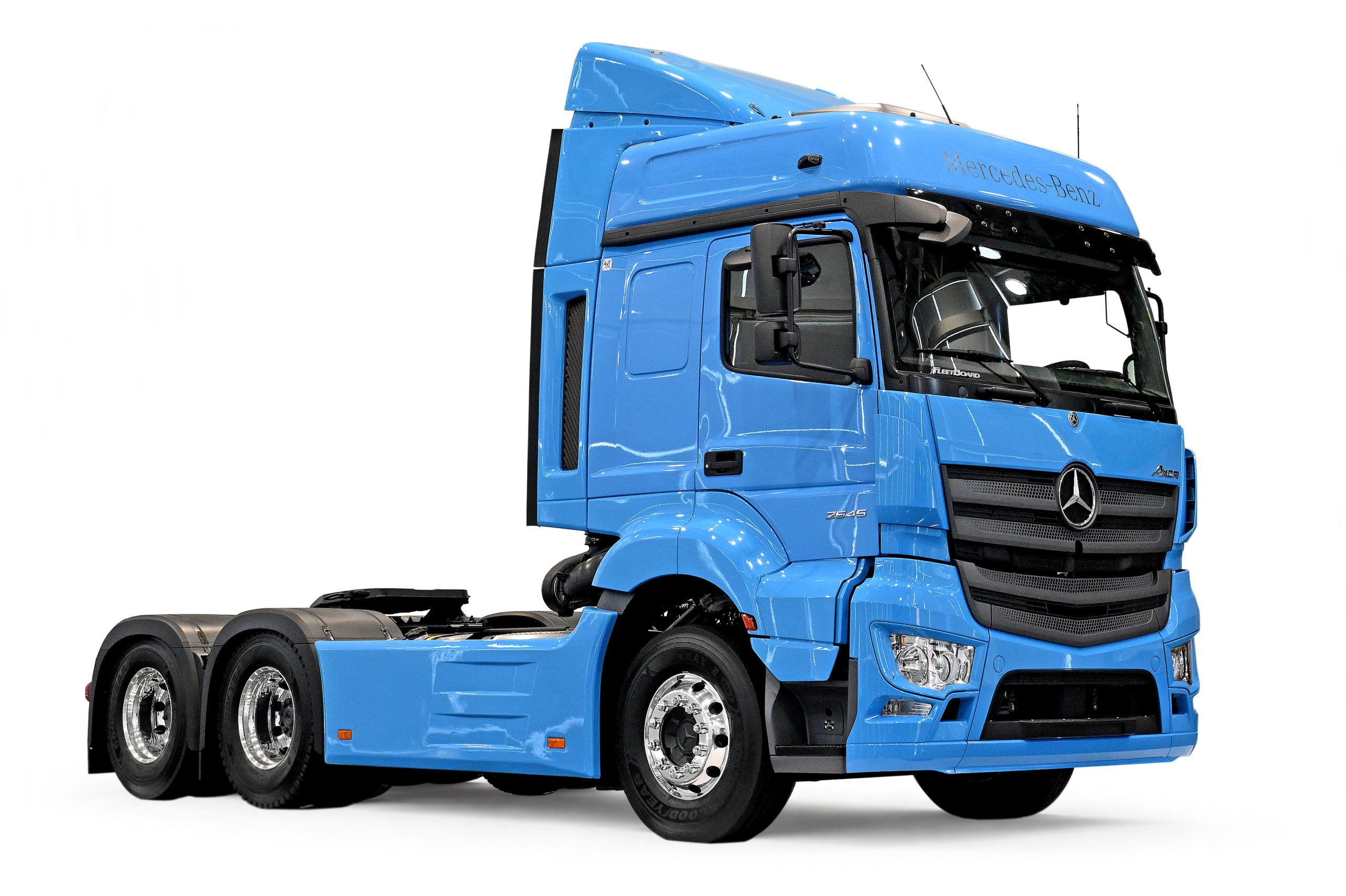 Mercedes-Benz Axor Azul retrô