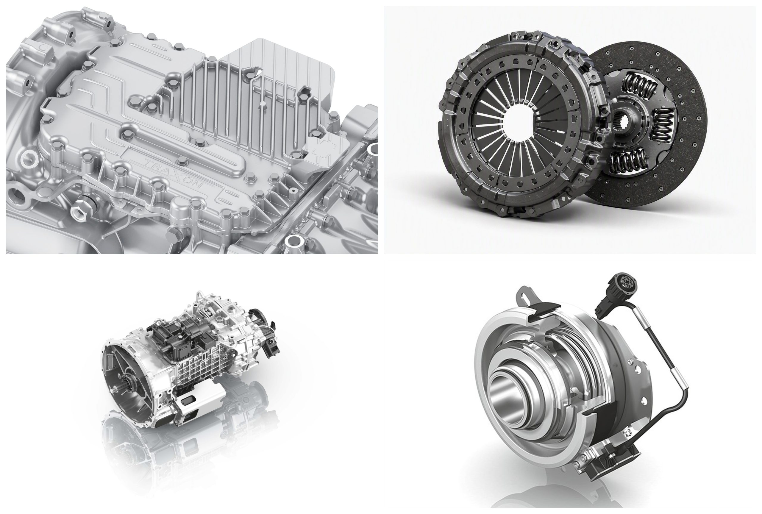 Novidades da ZF incluem Transmissão, nova embreagem, transmissão de 9 velocidades, novo disco de embreagem e sistema pneumático de acionamento da embreagem